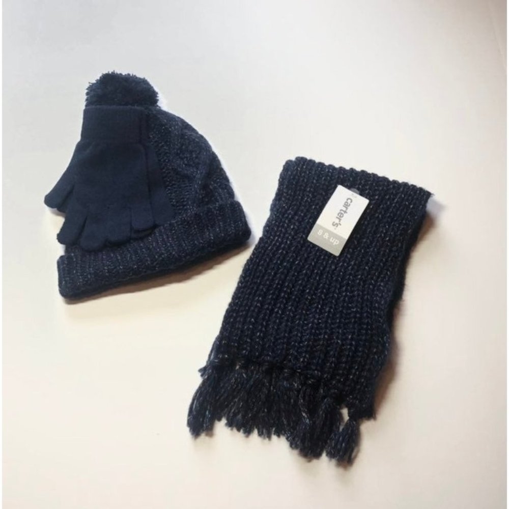 NWT Winter Gloves/Hat/Scarf Set Girls